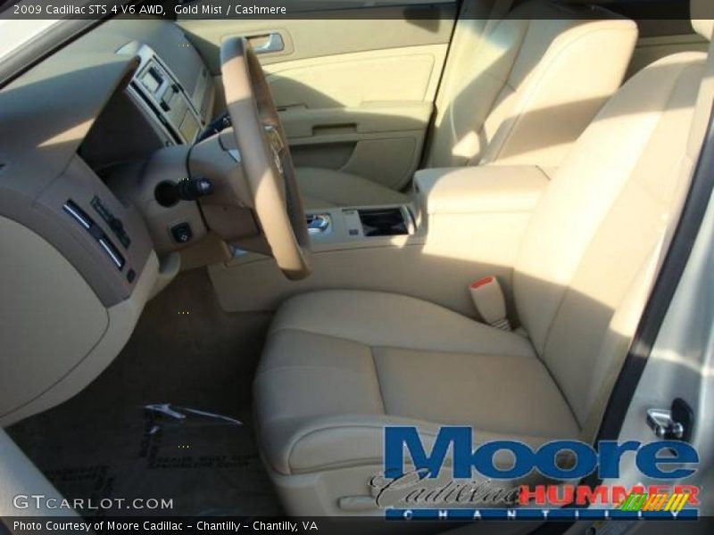 Gold Mist / Cashmere 2009 Cadillac STS 4 V6 AWD