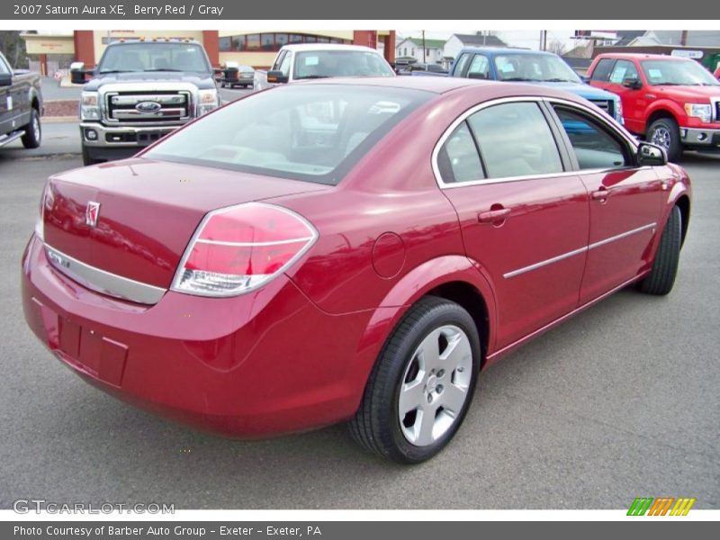 Berry Red / Gray 2007 Saturn Aura XE