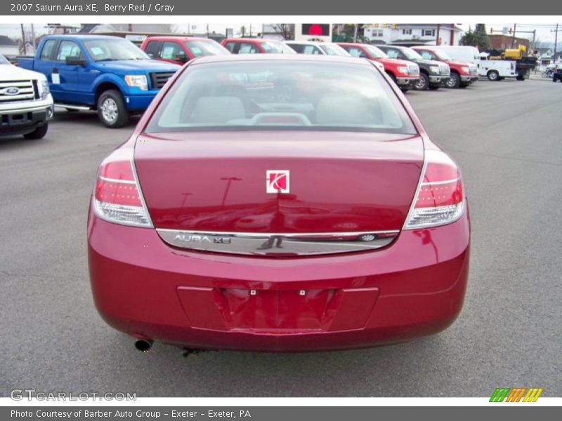 Berry Red / Gray 2007 Saturn Aura XE