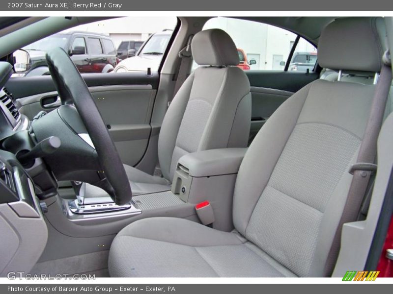 Berry Red / Gray 2007 Saturn Aura XE