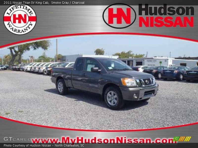 Smoke Gray / Charcoal 2011 Nissan Titan SV King Cab