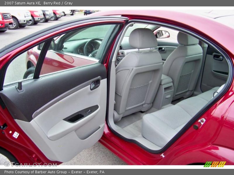 Berry Red / Gray 2007 Saturn Aura XE