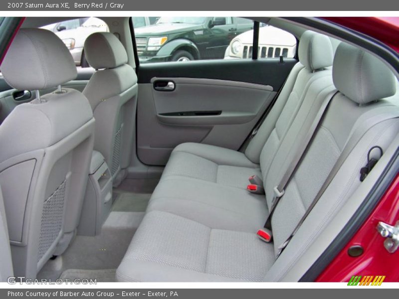 Berry Red / Gray 2007 Saturn Aura XE