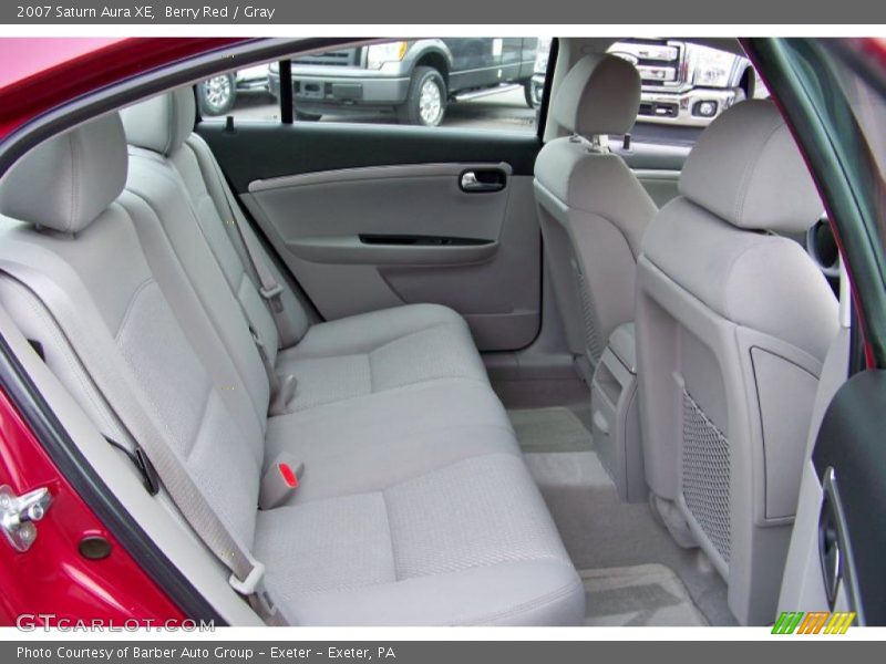 Berry Red / Gray 2007 Saturn Aura XE