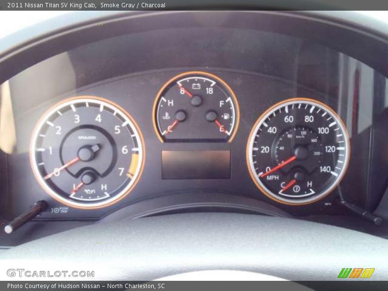 Smoke Gray / Charcoal 2011 Nissan Titan SV King Cab