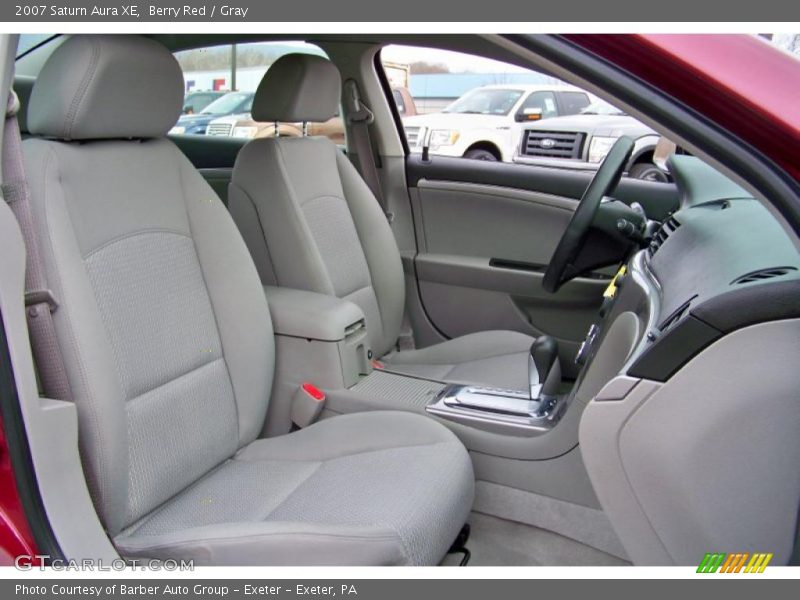 Berry Red / Gray 2007 Saturn Aura XE