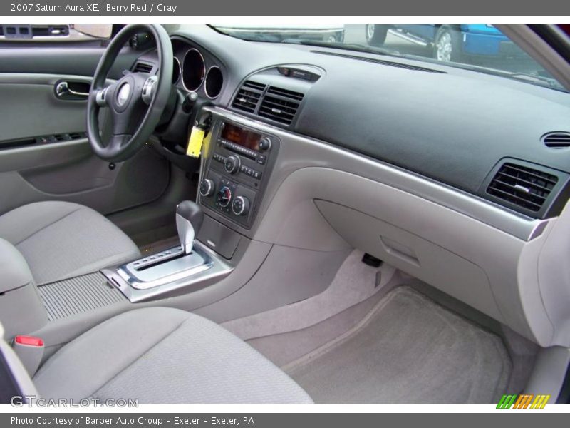Berry Red / Gray 2007 Saturn Aura XE