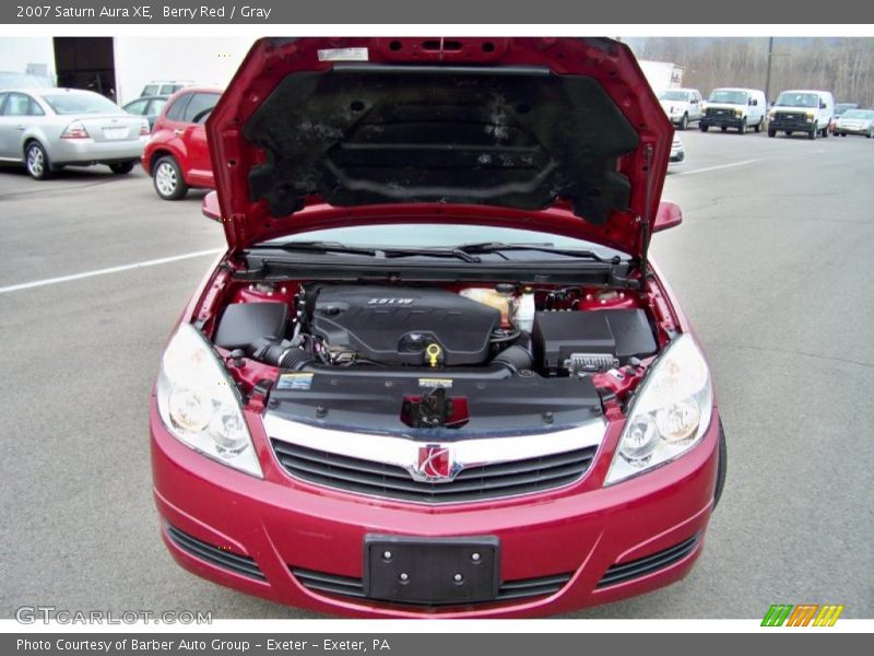 Berry Red / Gray 2007 Saturn Aura XE