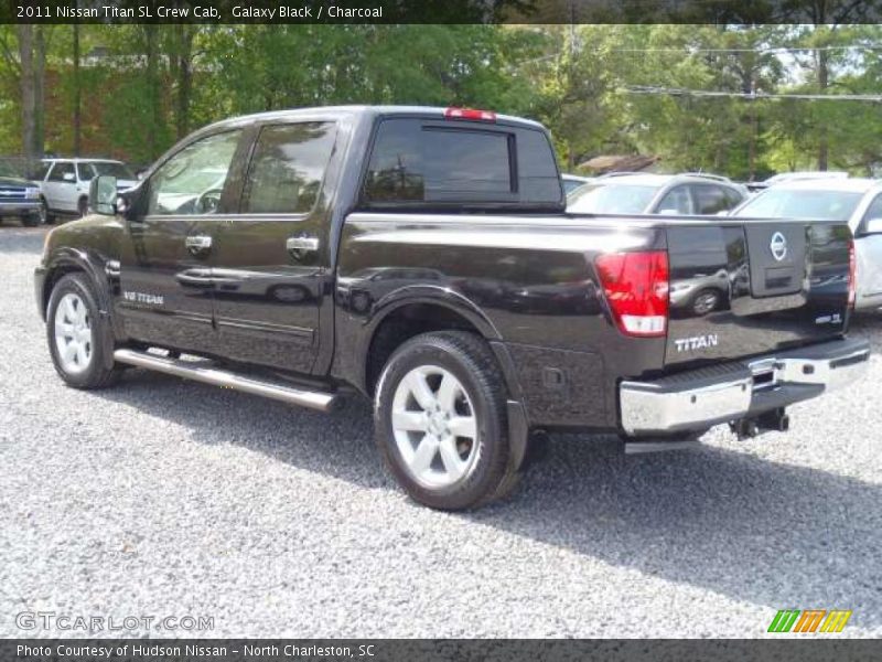 Galaxy Black / Charcoal 2011 Nissan Titan SL Crew Cab
