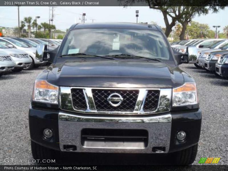 Galaxy Black / Charcoal 2011 Nissan Titan SL Crew Cab