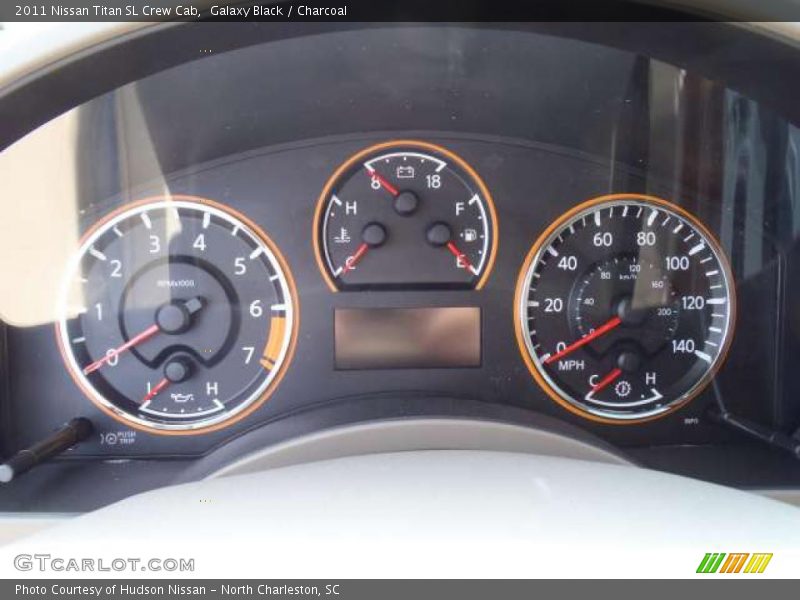 Galaxy Black / Charcoal 2011 Nissan Titan SL Crew Cab