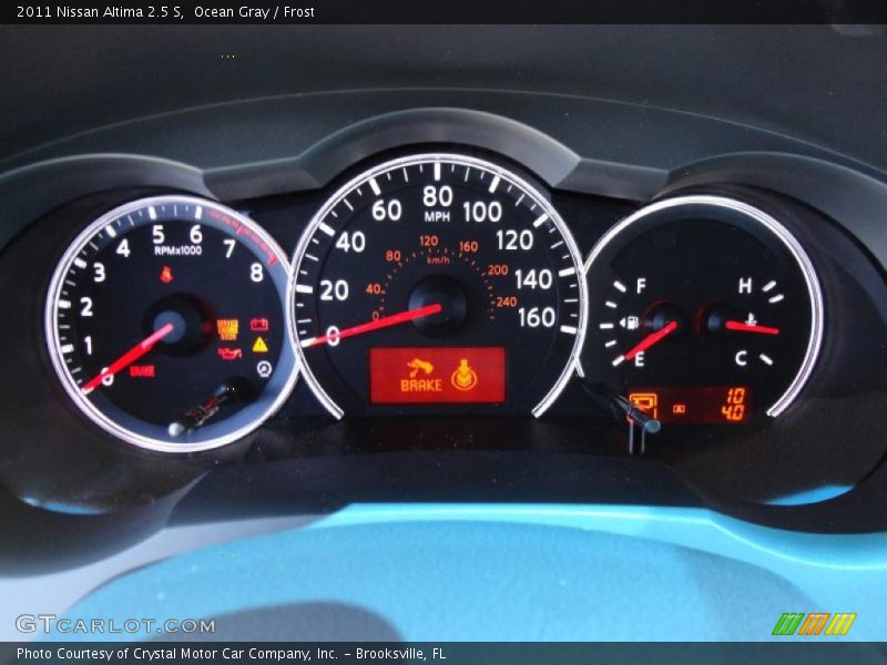 Ocean Gray / Frost 2011 Nissan Altima 2.5 S