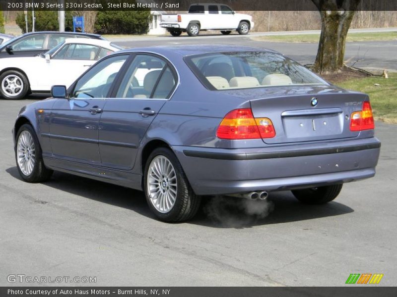 Steel Blue Metallic / Sand 2003 BMW 3 Series 330xi Sedan
