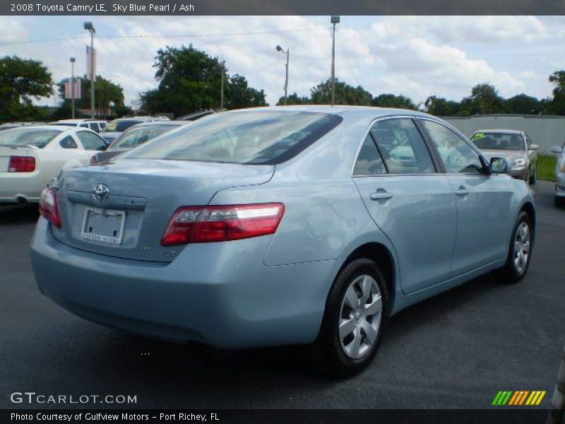 Sky Blue Pearl / Ash 2008 Toyota Camry LE