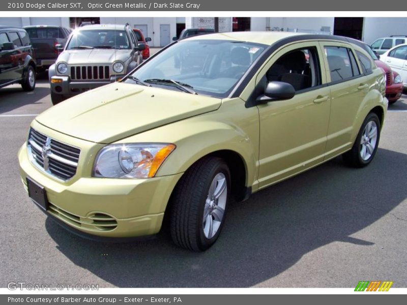 Optic Green Metallic / Dark Slate Gray 2010 Dodge Caliber SXT