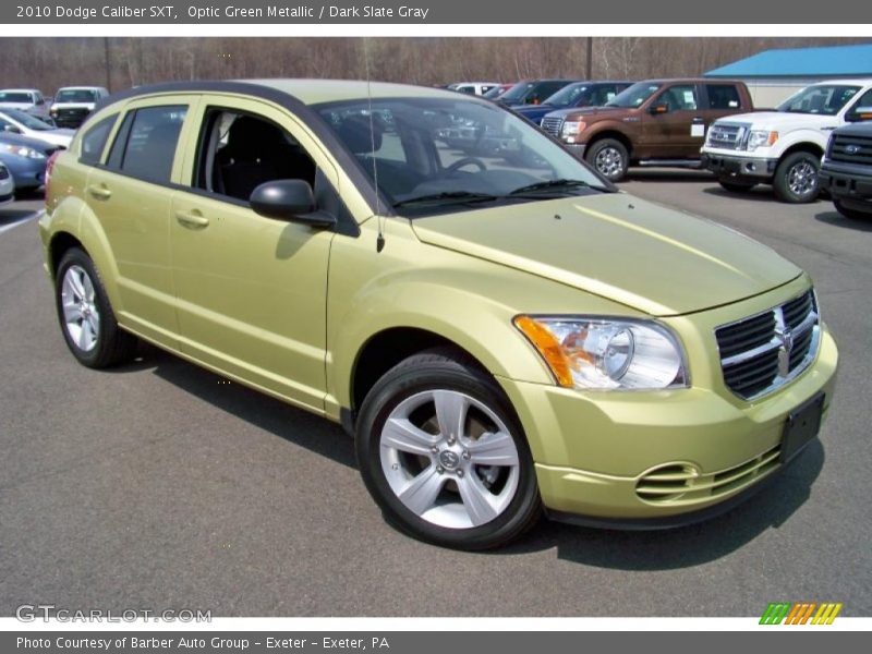 Optic Green Metallic / Dark Slate Gray 2010 Dodge Caliber SXT