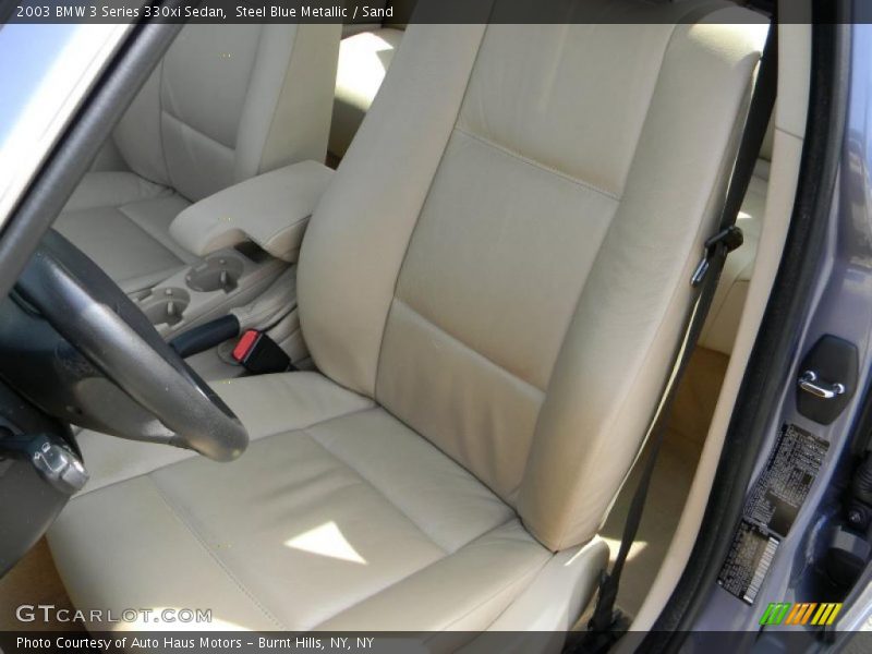 Steel Blue Metallic / Sand 2003 BMW 3 Series 330xi Sedan