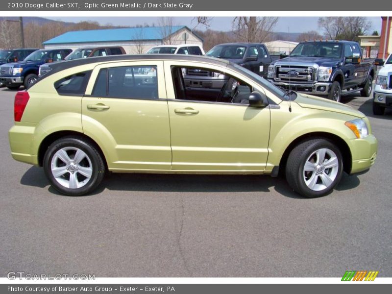 Optic Green Metallic / Dark Slate Gray 2010 Dodge Caliber SXT