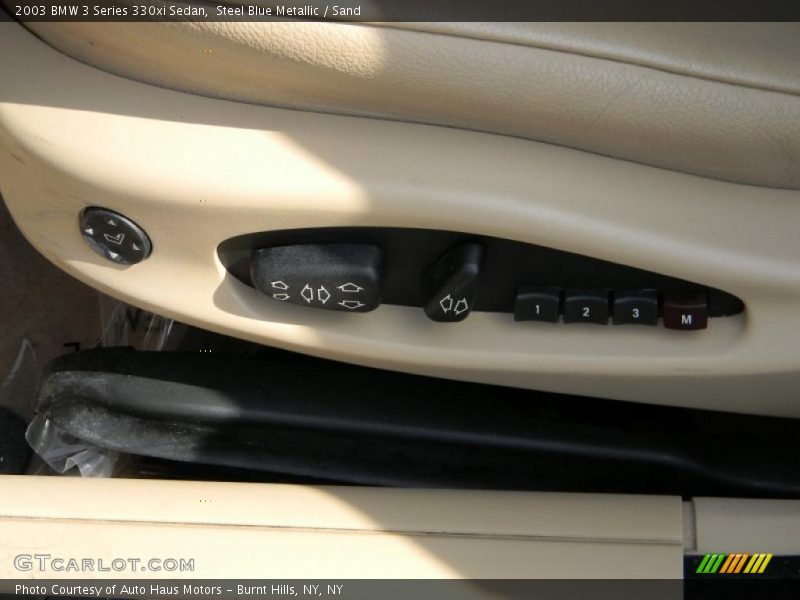 Steel Blue Metallic / Sand 2003 BMW 3 Series 330xi Sedan