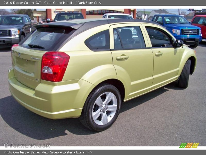Optic Green Metallic / Dark Slate Gray 2010 Dodge Caliber SXT