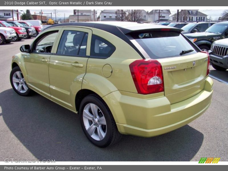 Optic Green Metallic / Dark Slate Gray 2010 Dodge Caliber SXT
