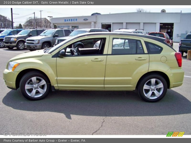 Optic Green Metallic / Dark Slate Gray 2010 Dodge Caliber SXT