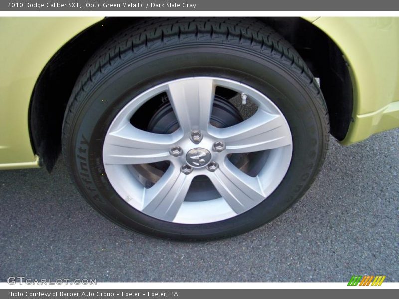 Optic Green Metallic / Dark Slate Gray 2010 Dodge Caliber SXT