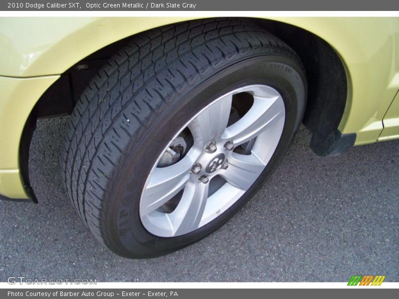Optic Green Metallic / Dark Slate Gray 2010 Dodge Caliber SXT