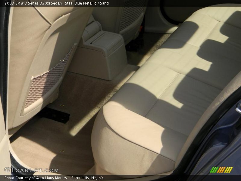 Steel Blue Metallic / Sand 2003 BMW 3 Series 330xi Sedan
