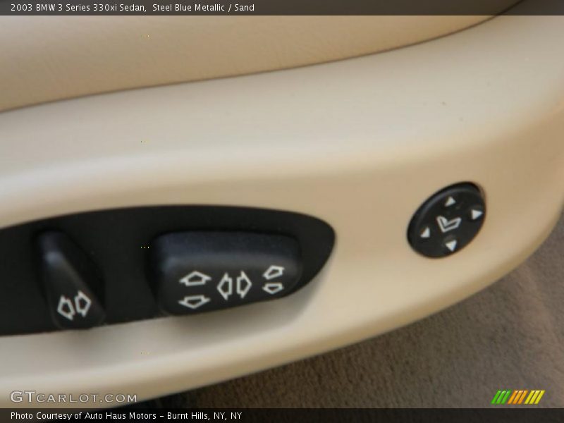 Steel Blue Metallic / Sand 2003 BMW 3 Series 330xi Sedan