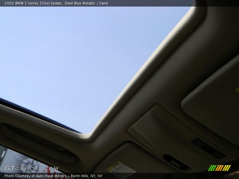 Steel Blue Metallic / Sand 2003 BMW 3 Series 330xi Sedan