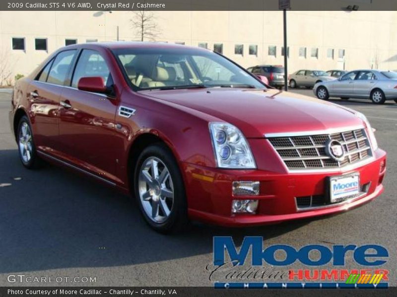 Crystal Red / Cashmere 2009 Cadillac STS 4 V6 AWD