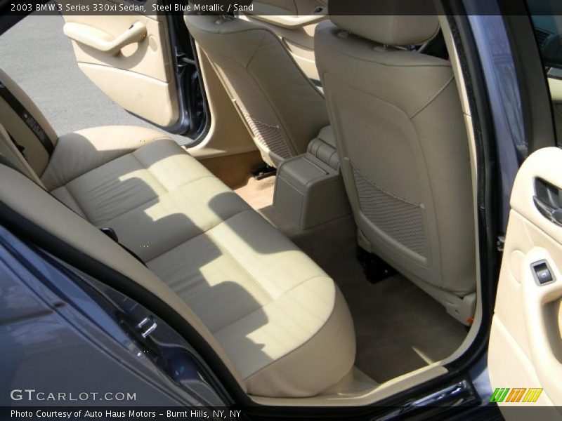 Steel Blue Metallic / Sand 2003 BMW 3 Series 330xi Sedan