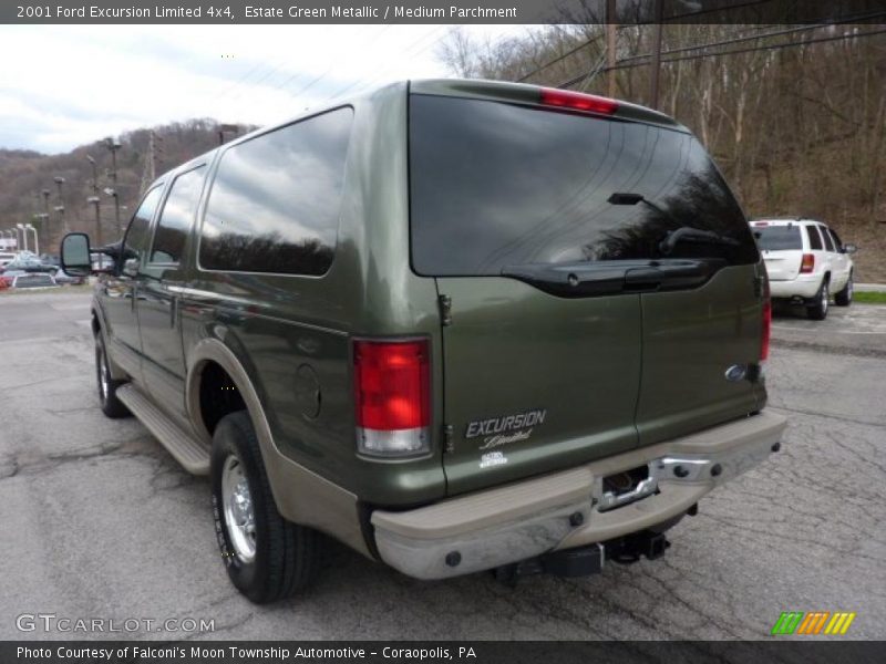 Estate Green Metallic / Medium Parchment 2001 Ford Excursion Limited 4x4