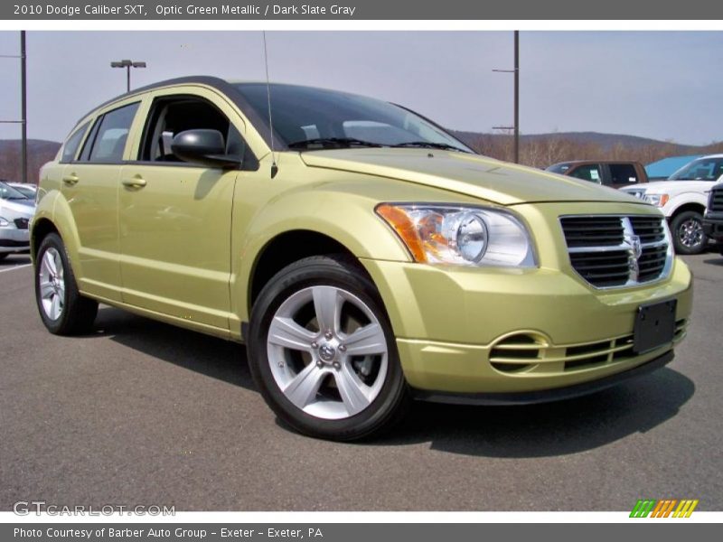 Optic Green Metallic / Dark Slate Gray 2010 Dodge Caliber SXT