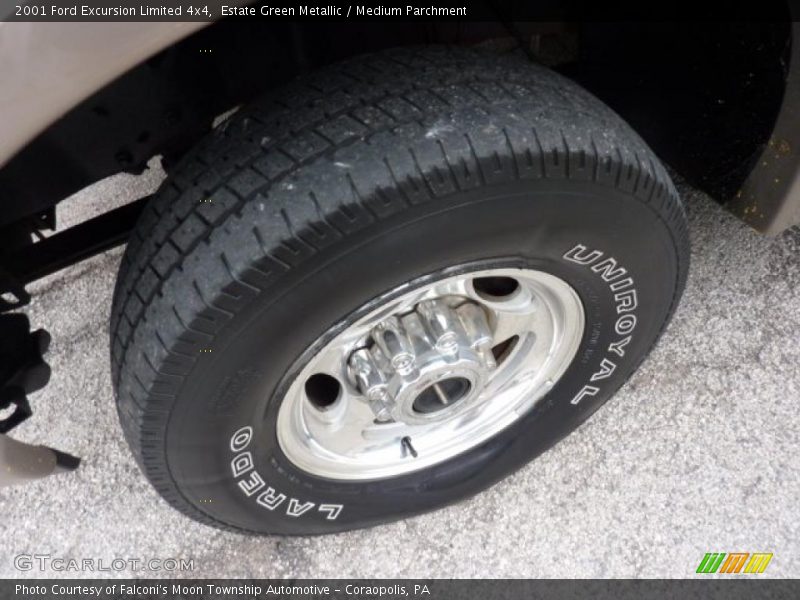 Estate Green Metallic / Medium Parchment 2001 Ford Excursion Limited 4x4