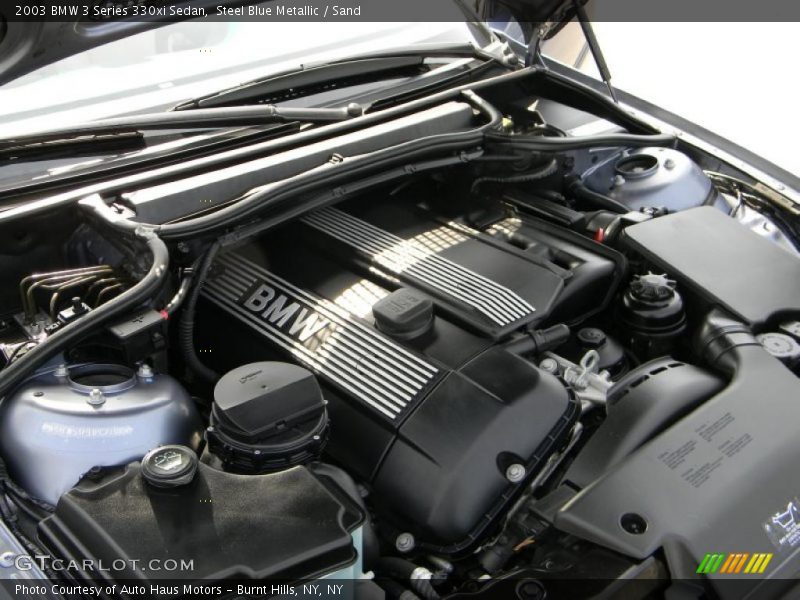 Steel Blue Metallic / Sand 2003 BMW 3 Series 330xi Sedan