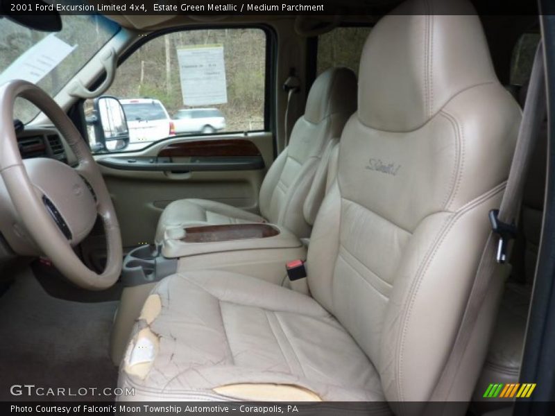 Estate Green Metallic / Medium Parchment 2001 Ford Excursion Limited 4x4