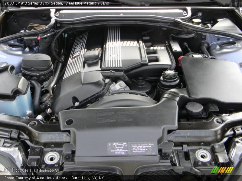 Steel Blue Metallic / Sand 2003 BMW 3 Series 330xi Sedan