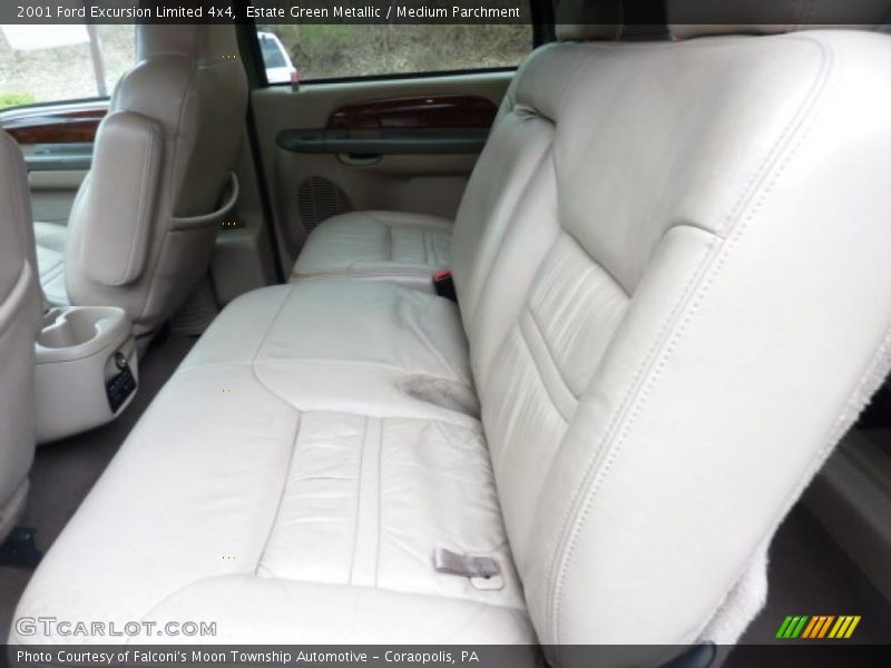 Estate Green Metallic / Medium Parchment 2001 Ford Excursion Limited 4x4