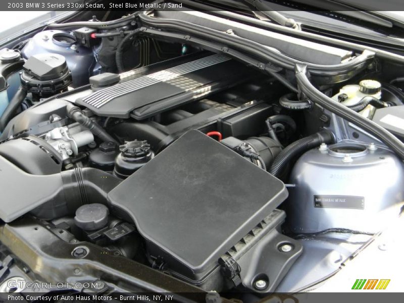 Steel Blue Metallic / Sand 2003 BMW 3 Series 330xi Sedan