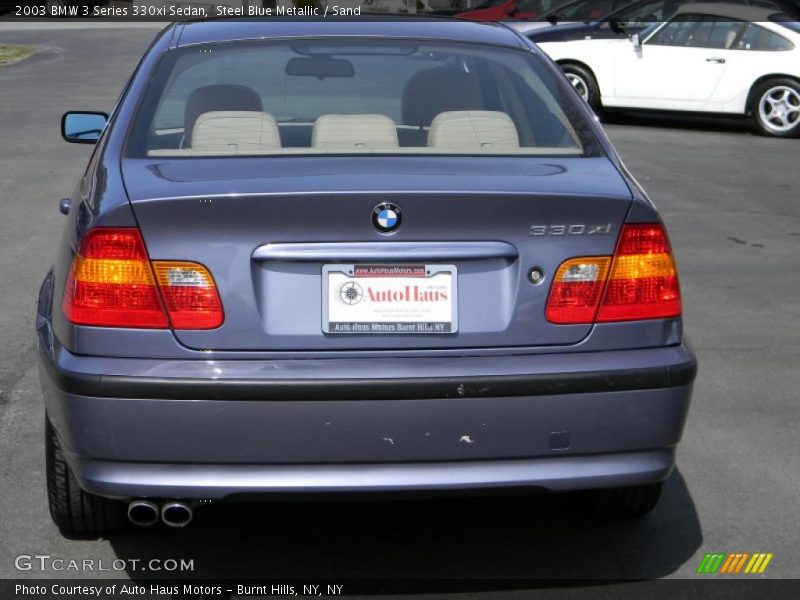 Steel Blue Metallic / Sand 2003 BMW 3 Series 330xi Sedan