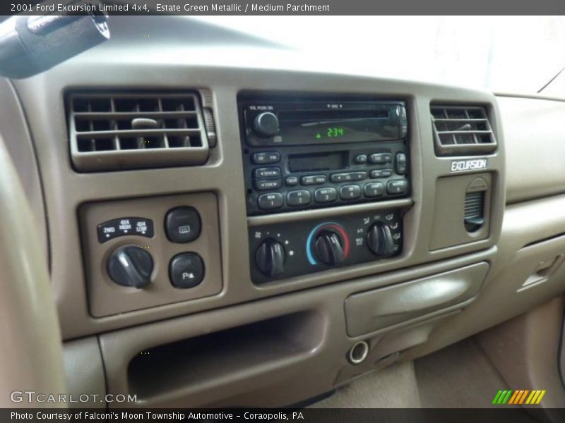 Estate Green Metallic / Medium Parchment 2001 Ford Excursion Limited 4x4