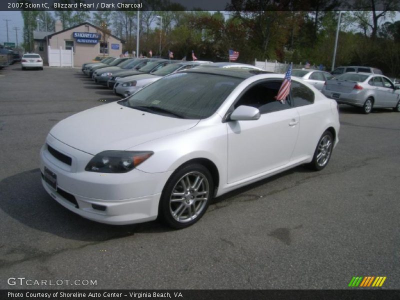 Blizzard Pearl / Dark Charcoal 2007 Scion tC