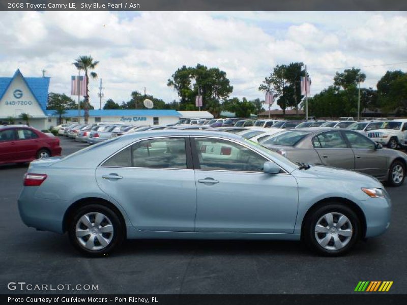 Sky Blue Pearl / Ash 2008 Toyota Camry LE
