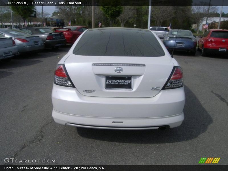 Blizzard Pearl / Dark Charcoal 2007 Scion tC