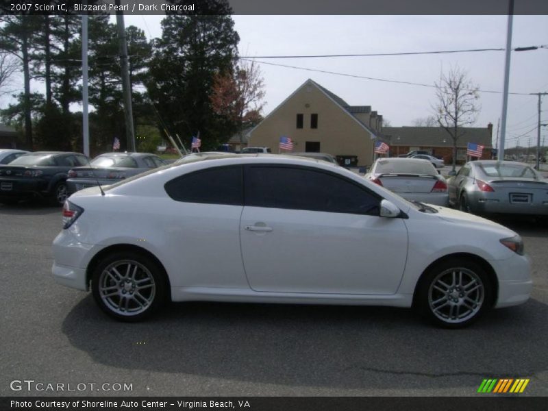 Blizzard Pearl / Dark Charcoal 2007 Scion tC