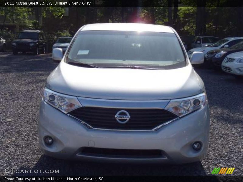 Brilliant Silver / Gray 2011 Nissan Quest 3.5 SV