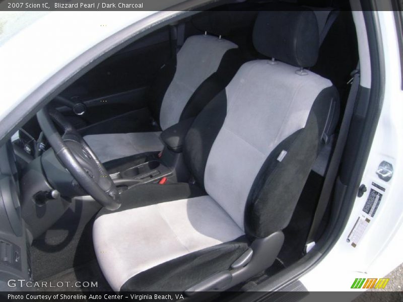 Blizzard Pearl / Dark Charcoal 2007 Scion tC