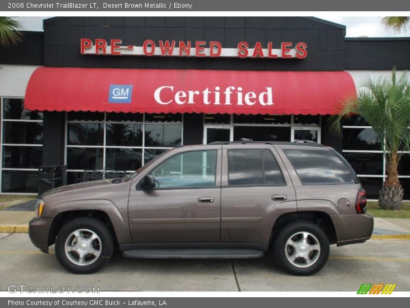 Desert Brown Metallic / Ebony 2008 Chevrolet TrailBlazer LT